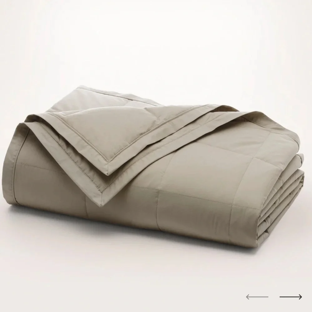 BOLL & BRANCH | Down Alternative Quilted Bed Blanket - Oak - Picture 1 of 5